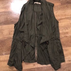 Max Jeans Olive Green Vest